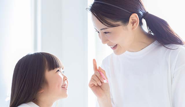 子供と女性