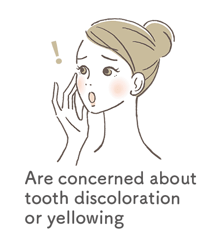 Are concerned about tooth discoloration or yellowing