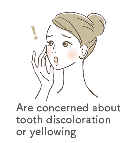 Are concerned about tooth discoloration or yellowing