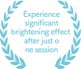 Experience significant brightening effect after just one session