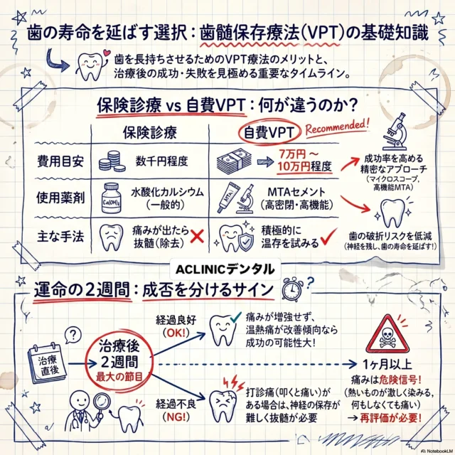 深い虫歯でも神経を残す選択肢があります